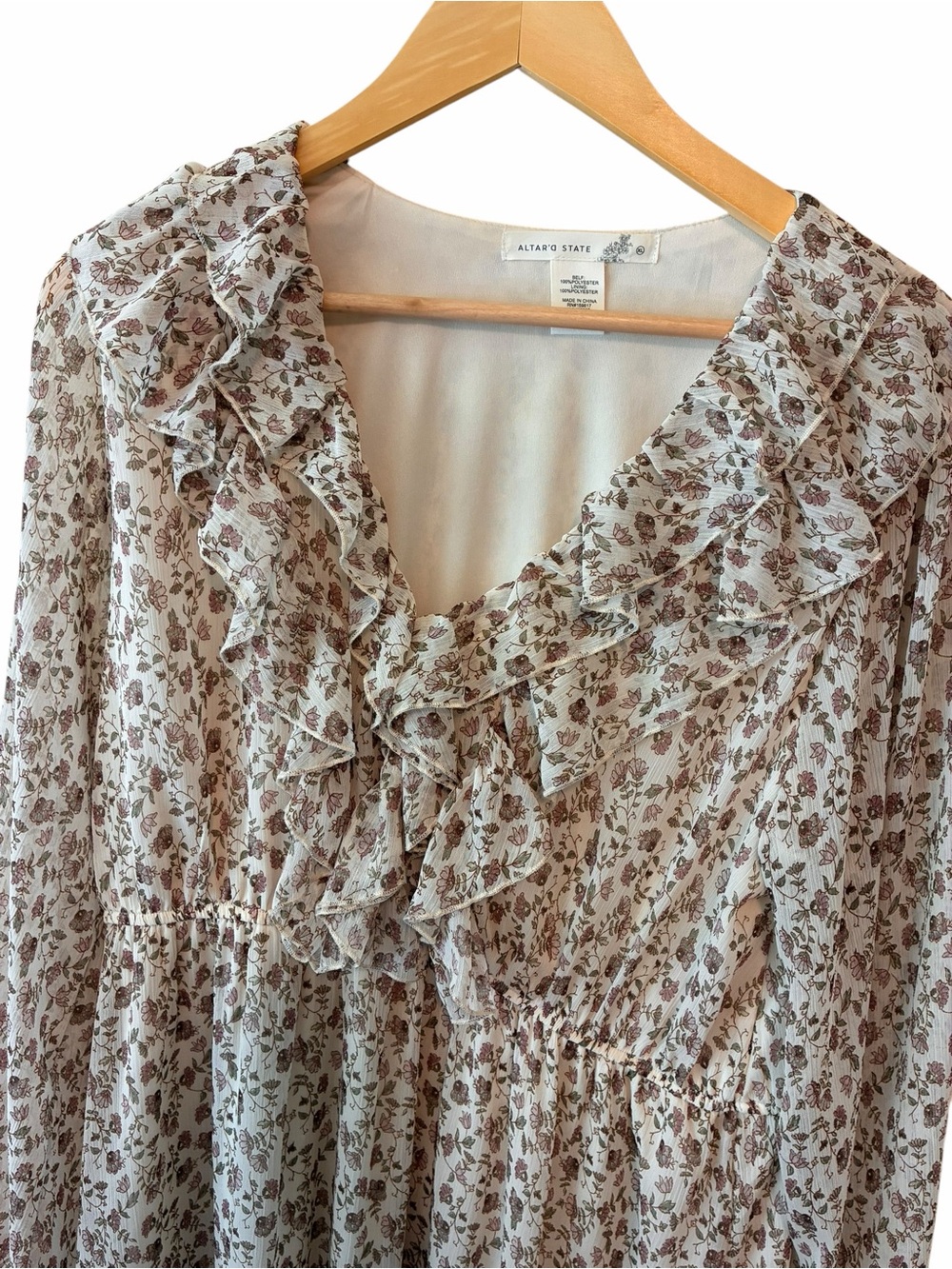 Altar’d State Helena XL High Low Maxi Dress - Picture 4 of 14